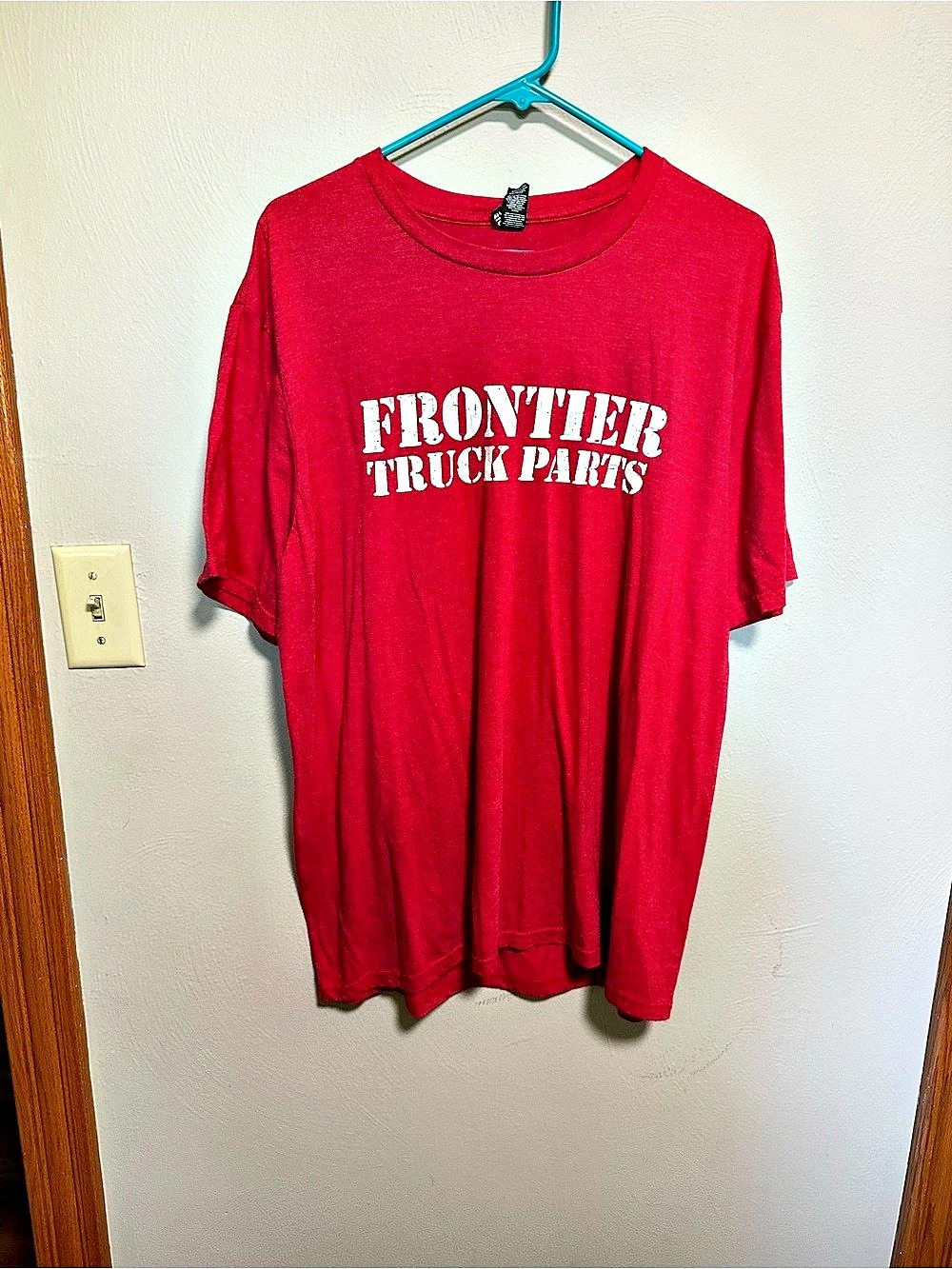 Perfect District Graphic Short Sleeve Tee in Red XL